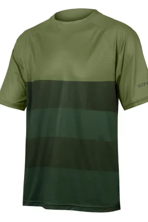 SingleTrack Core T-Shirt Short Sleeve Endura Man Olive Green Gereduceerde Prijs