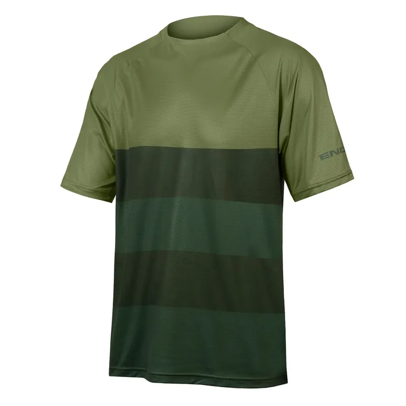 SingleTrack Core T-Shirt Short Sleeve Endura Man Olive Green Gereduceerde Prijs