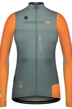 Express Levering Cobble Long Sleeve Jersey Gobik Woman Nectarine