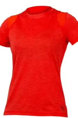 SingleTrack T-Shirt Short Sleeve Endura Woman Paprika Weekendaanbieding