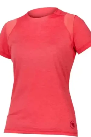 Express Levering SingleTrack T-Shirt Short Sleeve Endura Woman Punch Pink