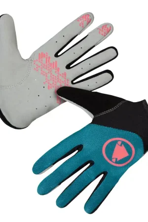 Shop Nu Hummvee Lite icon Long Finger Gloves Endura Woman Spruce Green