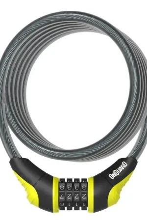 Gecertificeerd Spiral Lock Black On Onguard Combinacion 180cmx12mm Yellow
