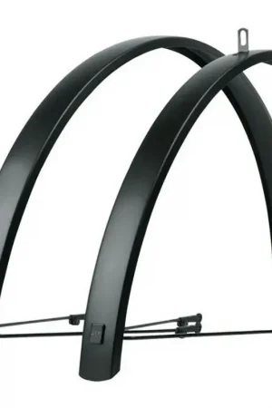 2-Pack Front/Rear Mudguards SKS Edge Trekking Alumiun Black Uitverkoop