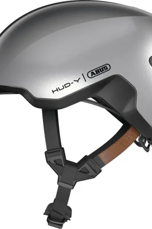 HUD-Y City Helmet Abus Gleam Silver Favoriet