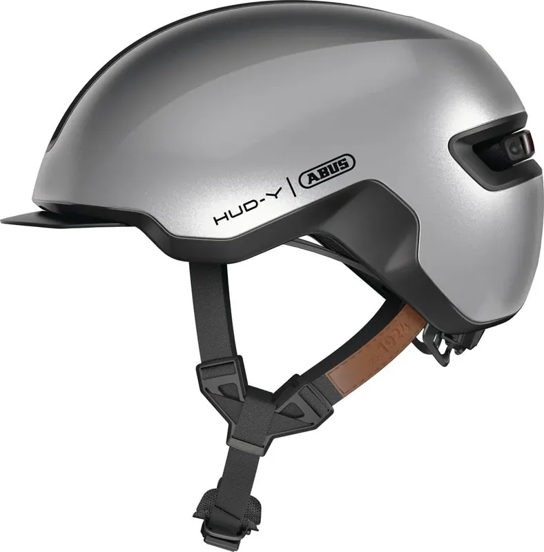 HUD-Y City Helmet Abus Gleam Silver Favoriet