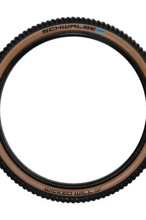 Favoriet Schwalbe Wicked Will Tyre 29x2.40 HS614 EVO Super Race Addix SpeedGrip Tubeless Folding Black/Brown