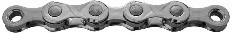 Uitverkoop Kmc E12 EPT Missinglink Chain 130 Links 12v Silver
