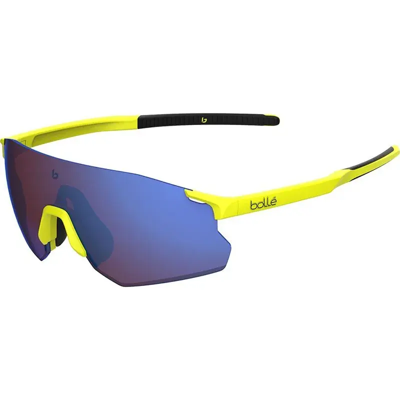 Bolle Icarus Sunglasses Fluorescent Yellow Matte Brown Blue Voordeelprijs