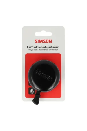 SIMSON Fietsbel Simson Traditioneel - zwart Express Levering
