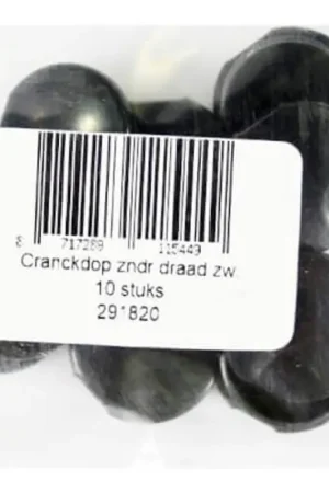 Rechtstreeks Van De Fabrikant BOFIX Bofix doos crankdoppen zwart (10 stuks)