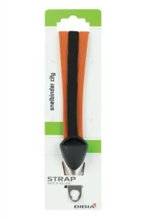 Trio snelbinder City oranje/zwart Qwic Speciale Aanbieding