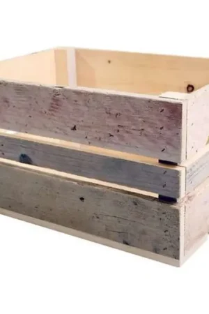 Gratis Retour Fietskrat steigerhout 40x30x24cm