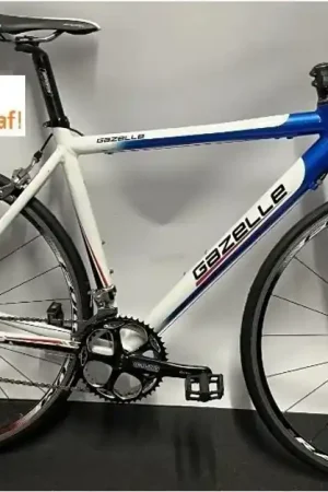 Speciale Aanbieding Gazelle Sillente TDF Heren Team wit/yes blauw 45cm 2010