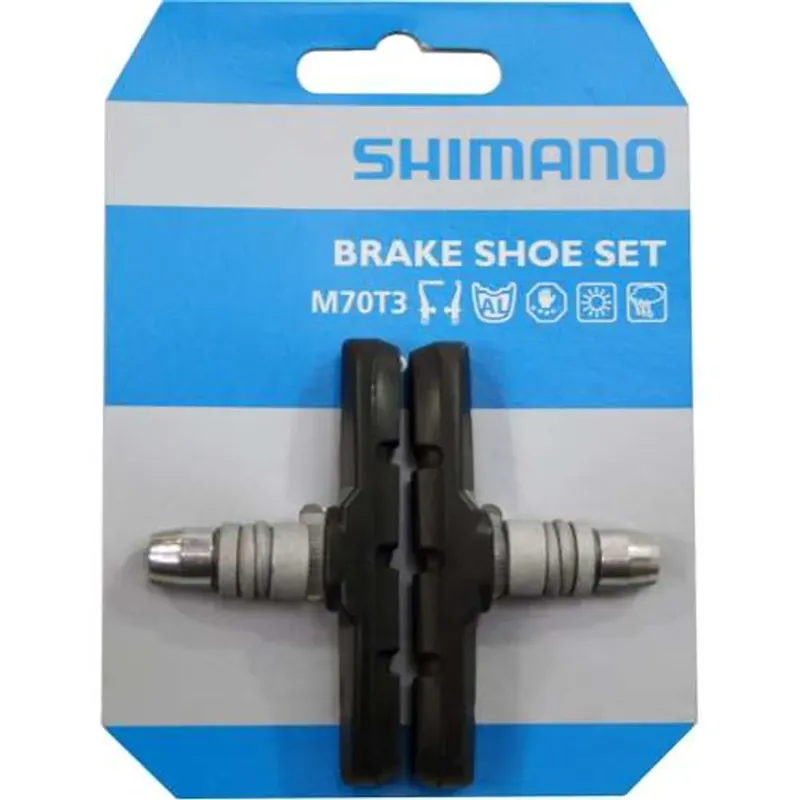 Uitverkoop M70T3 V-brake remblokken Deore/LX geslepen velg