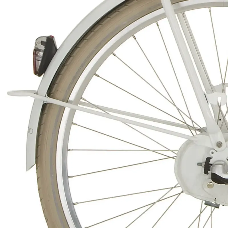 Lage Kosten CORTINA spatbordstang achter 28 U4 snow white pad