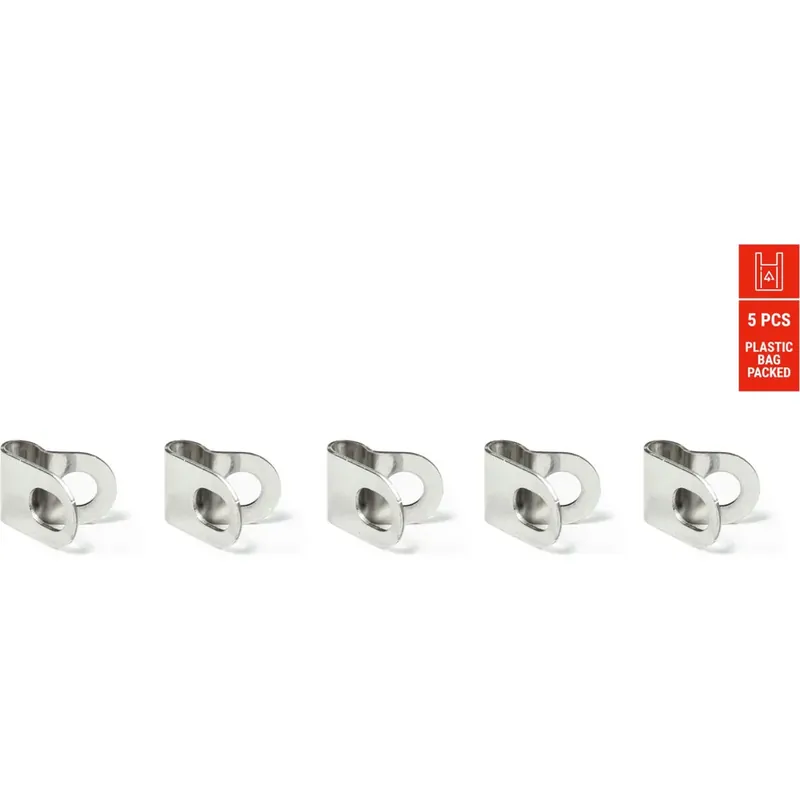 Aanbieding EUROFENDER RVS bevestigingsclip voor spatbordstang - 5 stuks