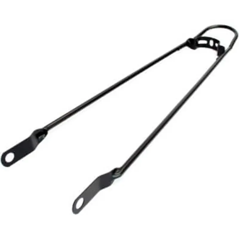 HULZEBOS Spatbordstang 28", mat zwart. achter, oa bestemd v Actieprijs