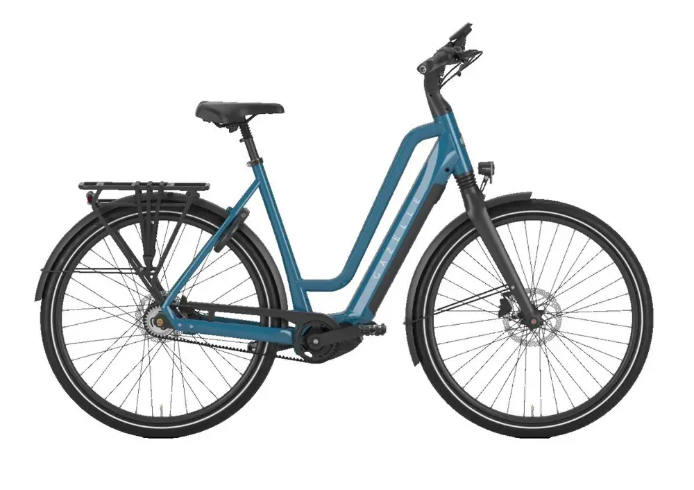 Speciale Aanbieding GAZELLE Chamonix C5 Dames Ink Blue Glans 57cm 2025