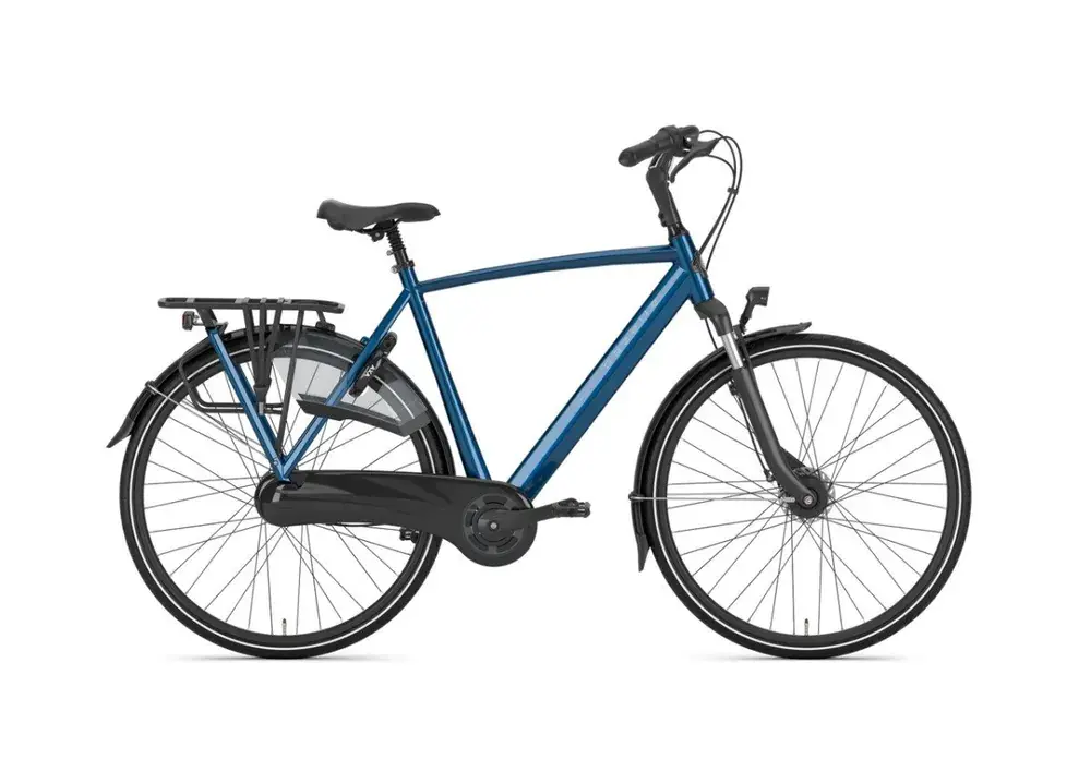 Exclusieve Aanbieding GAZELLE Orange C7+ Heren Mallard Blue Glans 57cm 2025