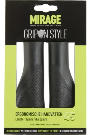 Bestel Nu MIRAGE handvatten Grips in Style 132mm zwart