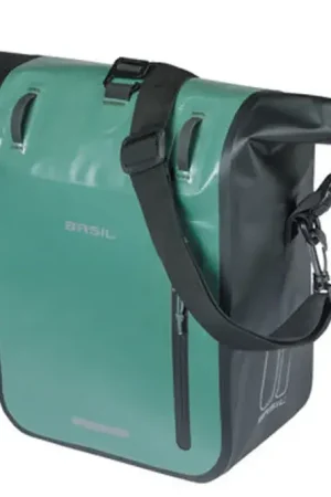 Alleen Vandaag BASIL Pakaftas "Rivo"Inhoud 15 liter, zilvergroen