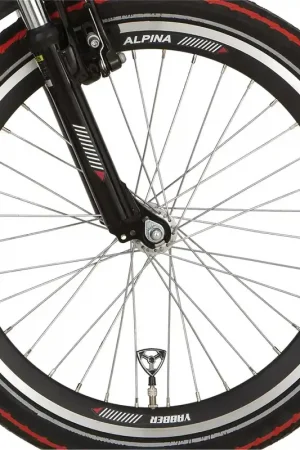 Aanbieding ALPINA voorwiel 20 HLQC Yabber zwart zink spk