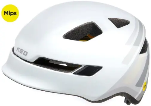 Ked Fietshelm Pop Mips medium (52-56 cm) Grijs Express Levering