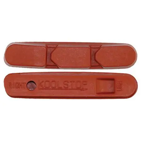 Nieuw Koolstop remblokken r15 campa sr zalm (2st)