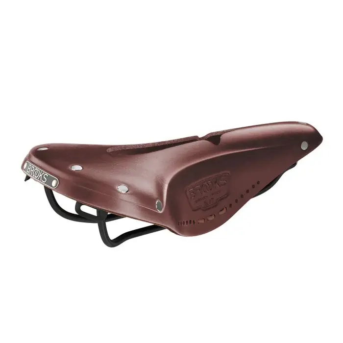 Brooks b17 narrow carved - antic brown Lage Prijs
