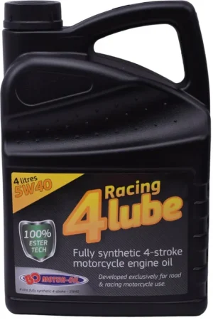 Bo motor oil motorolie bo racing 4 lube 5w-40 synth ester (4l) Seizoensaanbieding