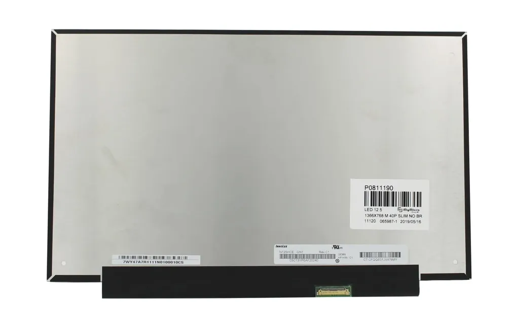 12.5 inch lcd scherm 1920x1080 mat 30pin edp, ips Snelle Levering